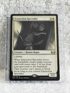 5/$20 Mint 2022 MTG Extraction Specialist Rare Card 012/281 Deckmaster!!
